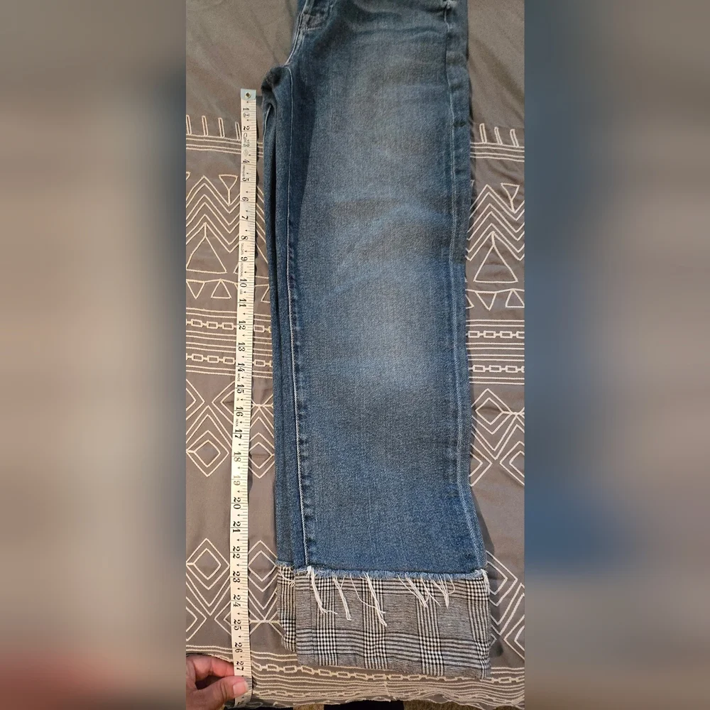 7 For All Mankind Luxe Vintage Slim Boyfriend Cropped Style Size 29 - Picture 3 of 12